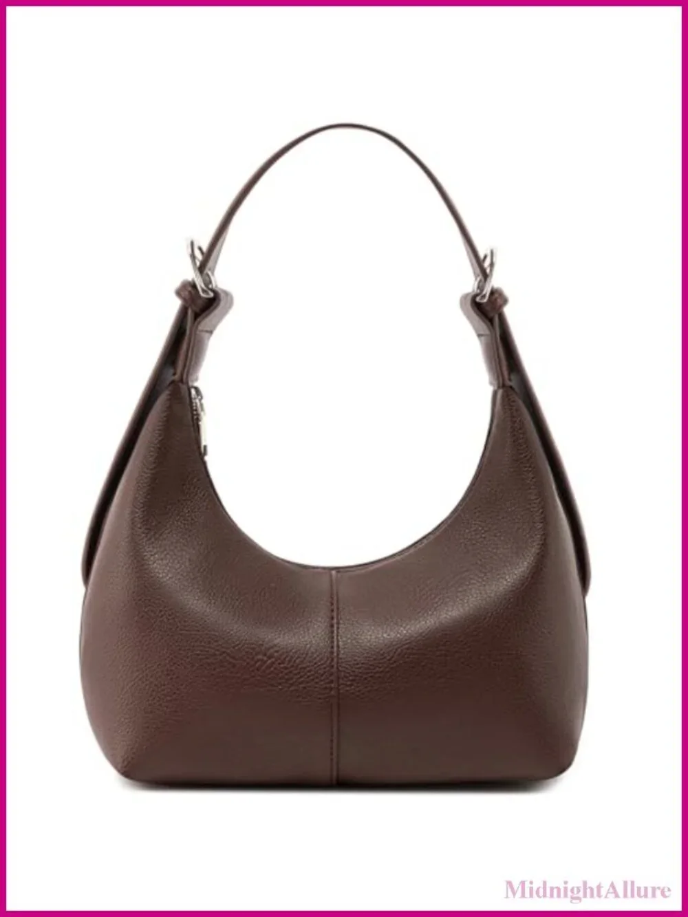 PU Leather Hobo Shoulder Bag Slouchy Crossbody Purse 2 Straps